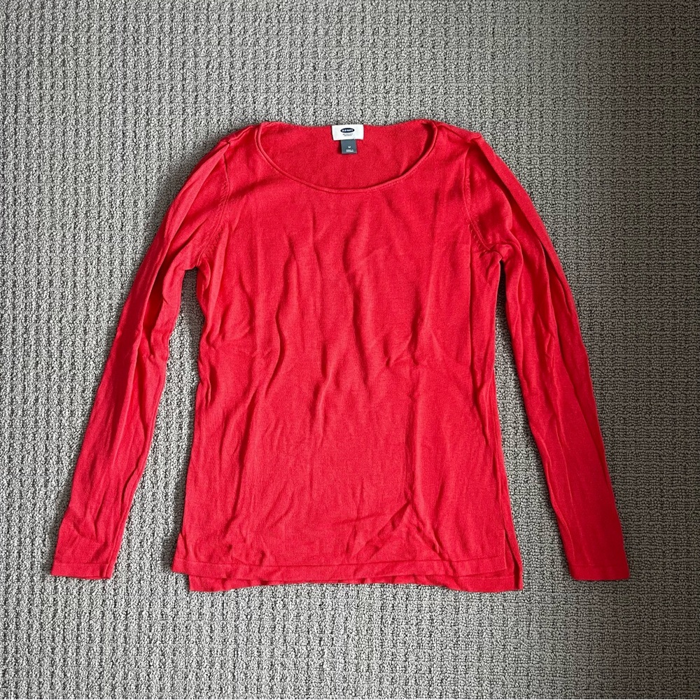 Old Navy Coral Lightweight Sweater